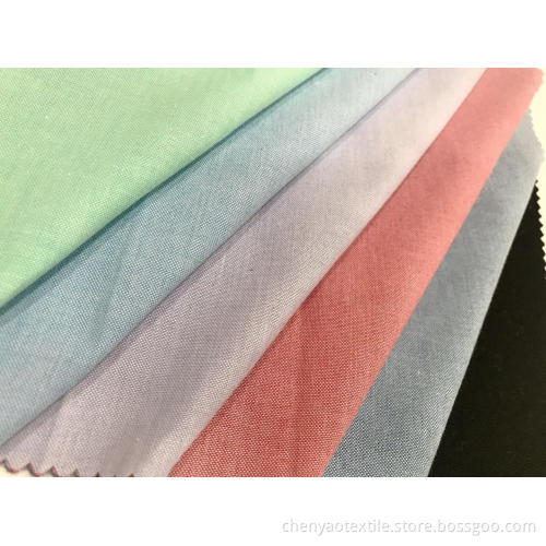 CVC Oxford Woven Dyed Fabric